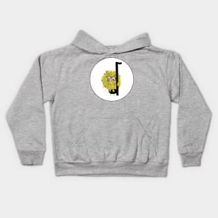 Funny Bird on Music Note Kids Hoodie